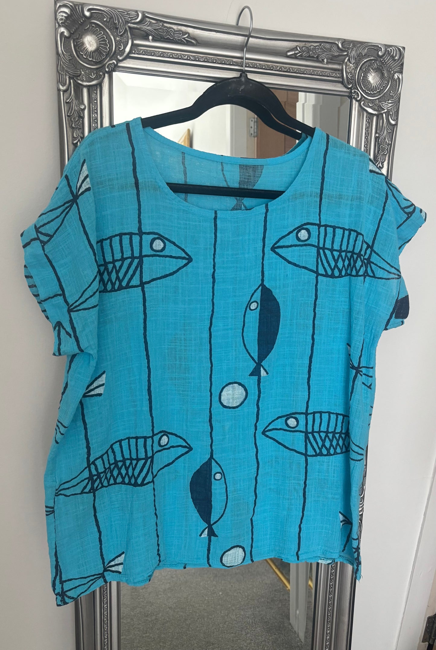 Cotton Fish Print Top
