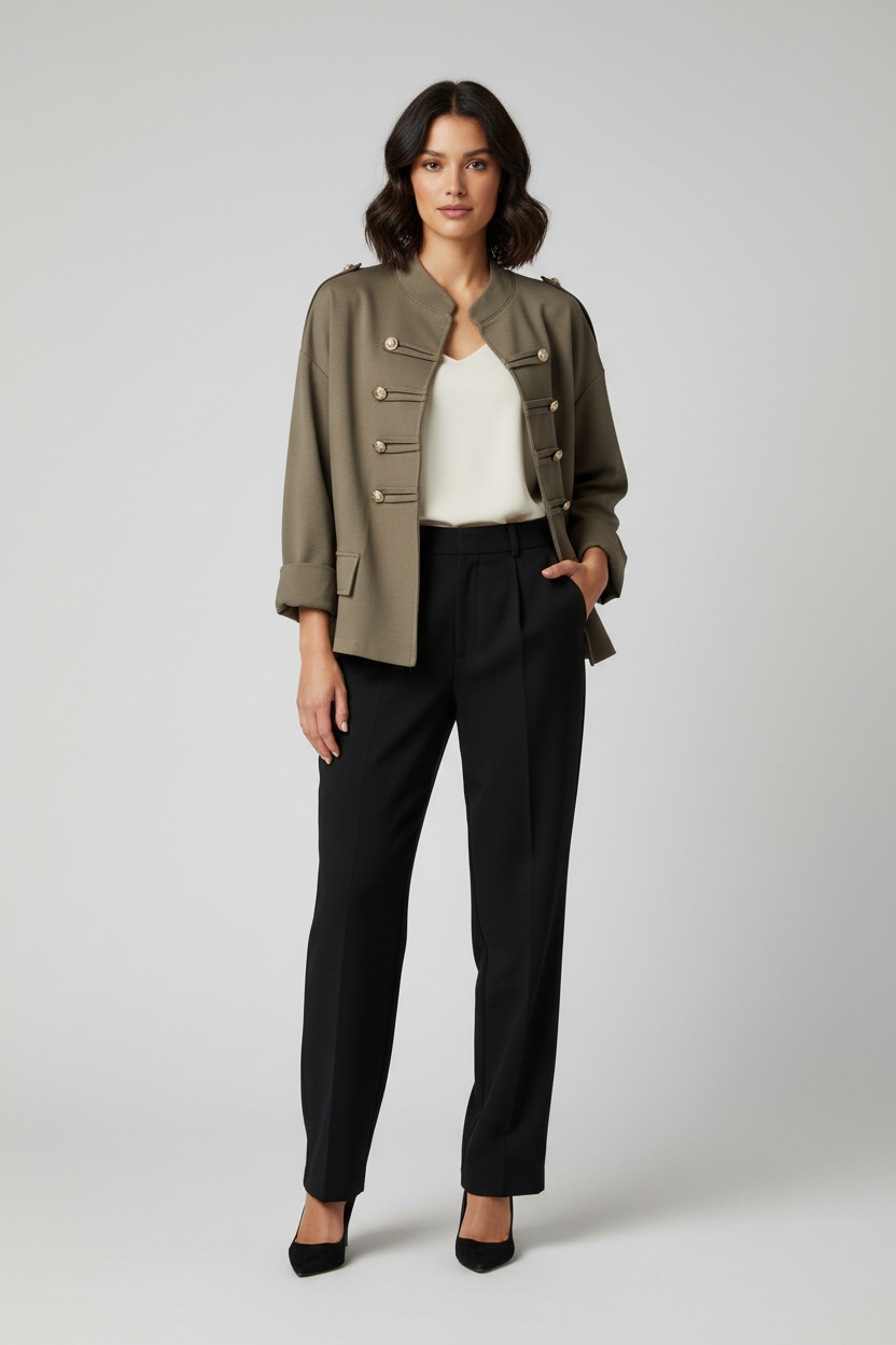 Military Edge to Edge Jacket