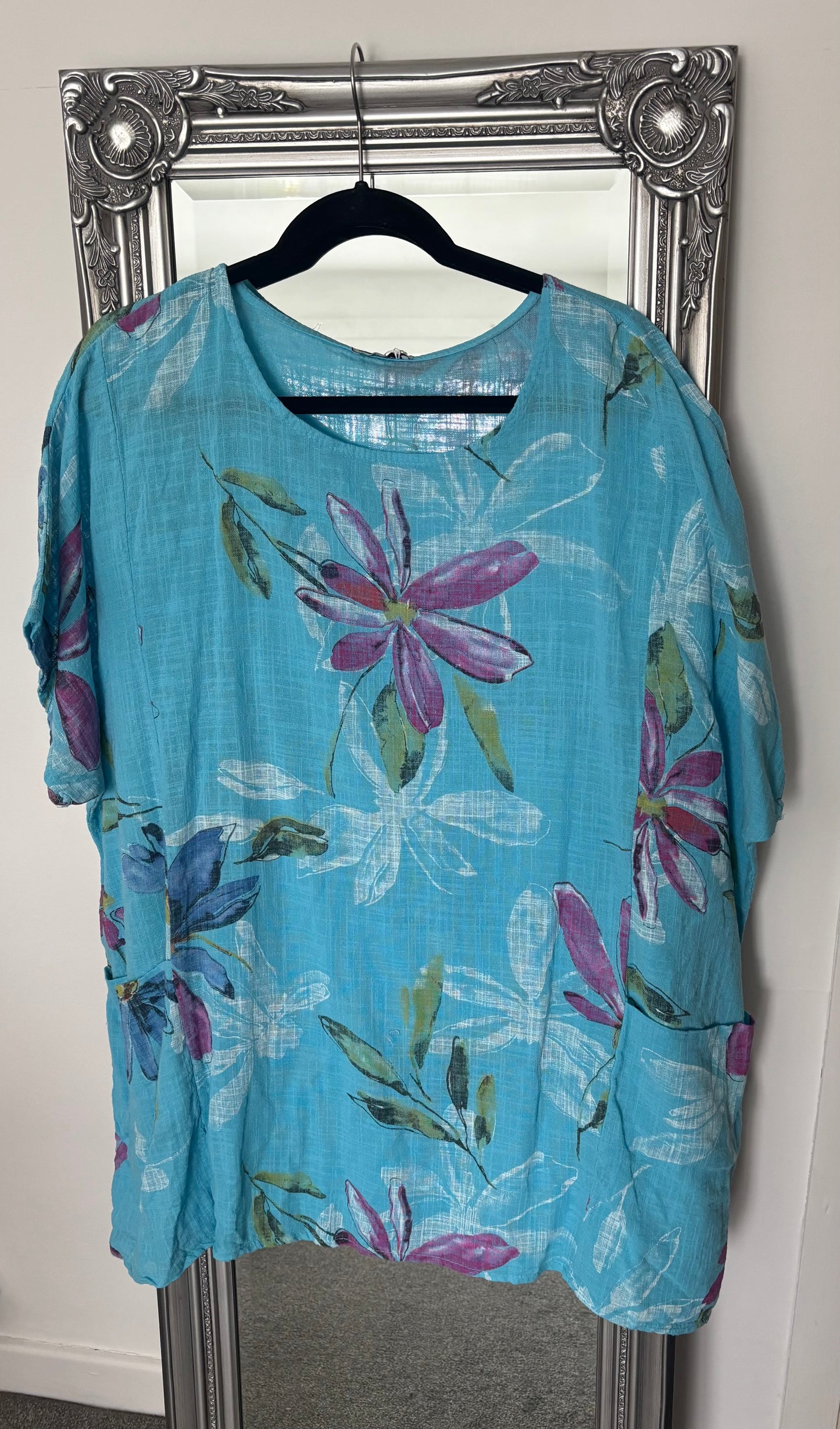 Plus Size Cotton 2 Pocket Tunic