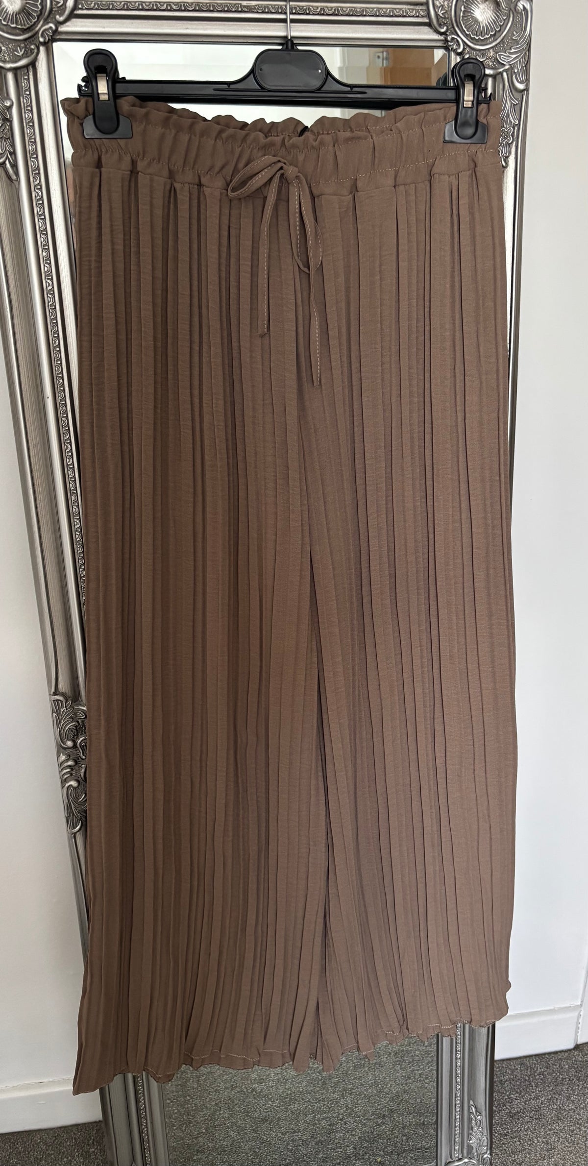 Pleated Palazzo Trousers