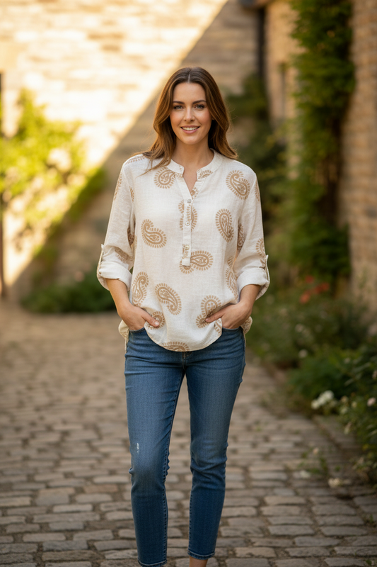 Cotton Paisley Shirt