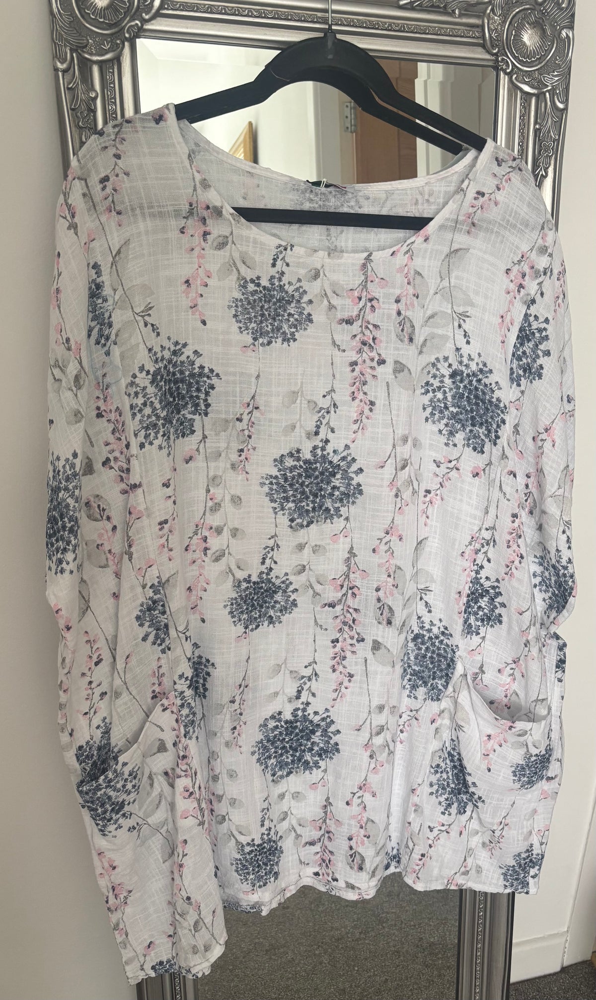 Cotton Floral Print Tunic