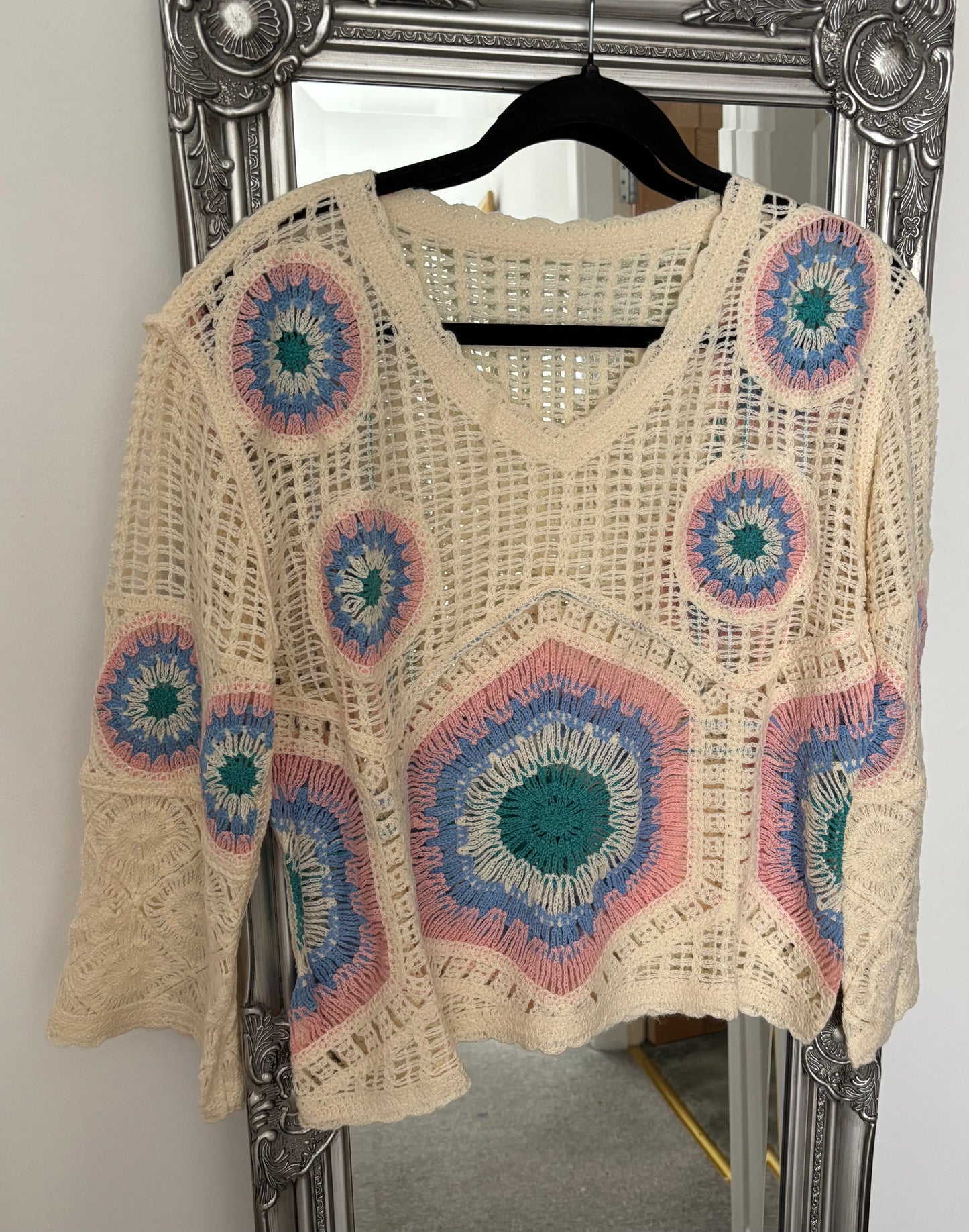 Crochet Effect Jumper