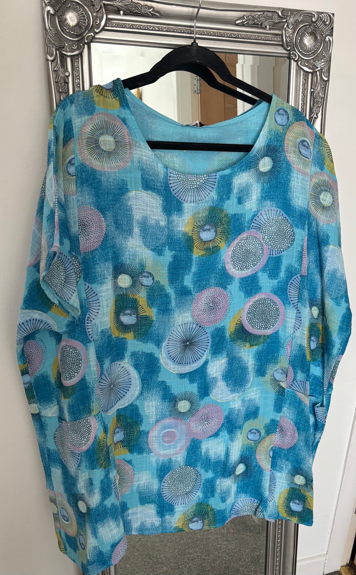 Cotton Plus Size Tunic With Pockets