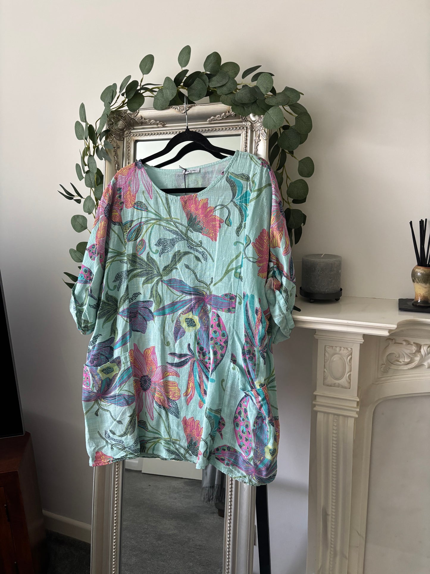 Cotton Orchid Print Tunic