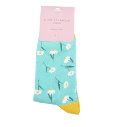 Bamboo Socks For Women - Daisies