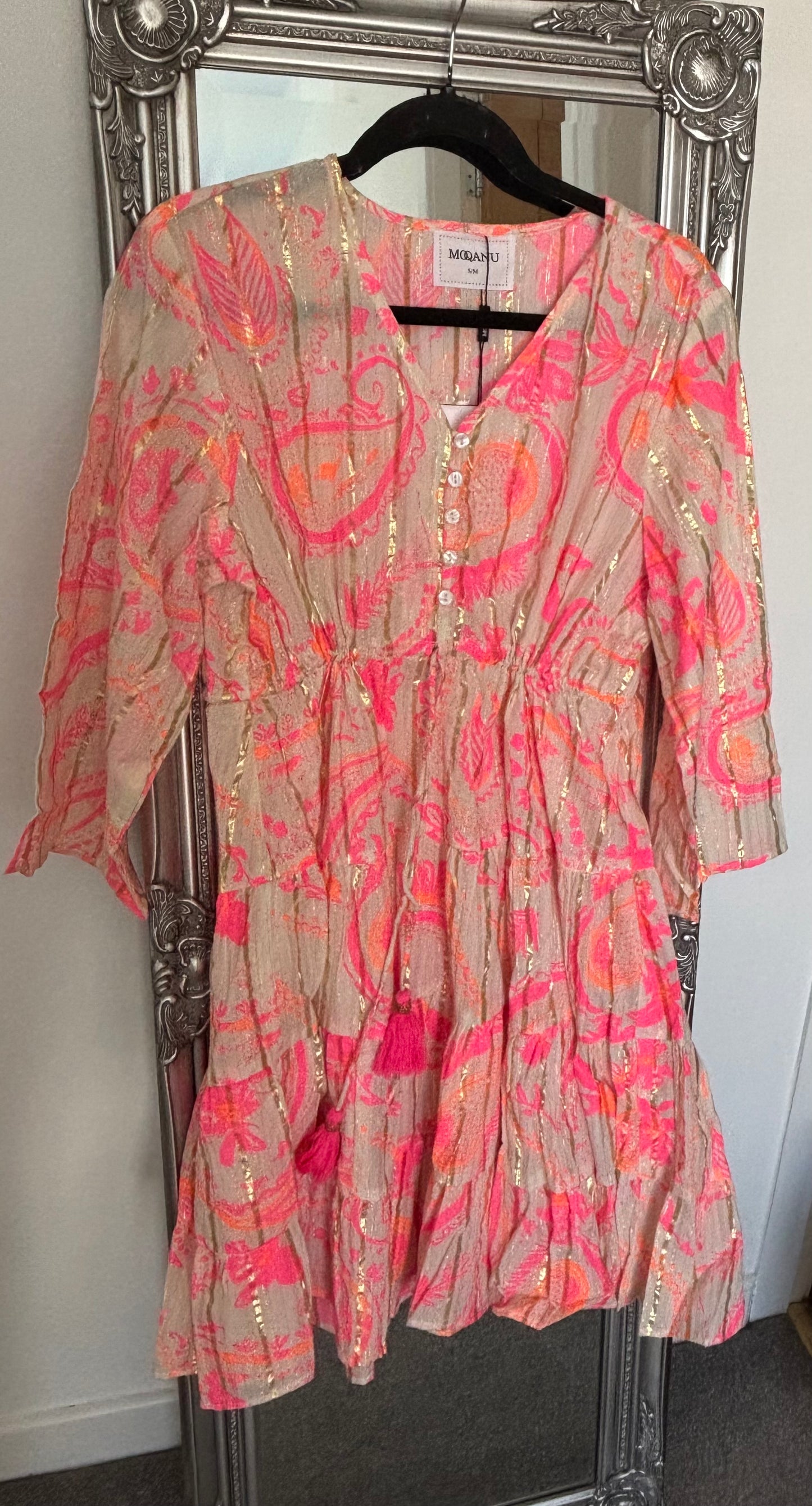Cotton Boho Neon Tunic/Dress