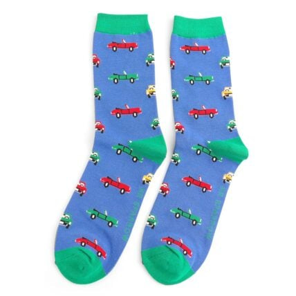Bamboo Socks For Men - Classic Cars