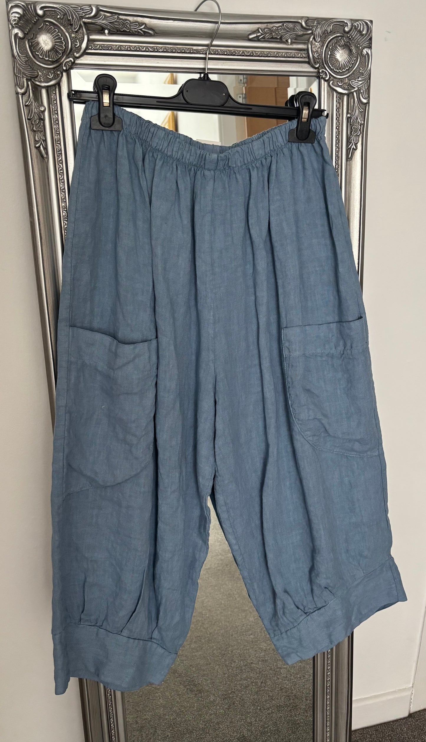 Plus Size Linen Trousers