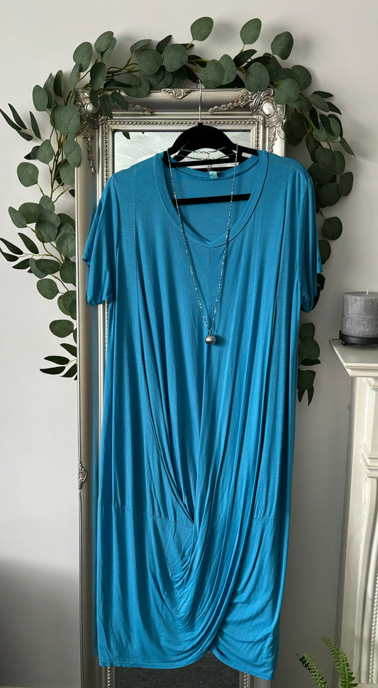 Plain Jersey Twist Dress