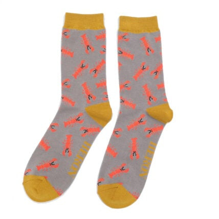 Bamboo Socks For Men - Lobsters