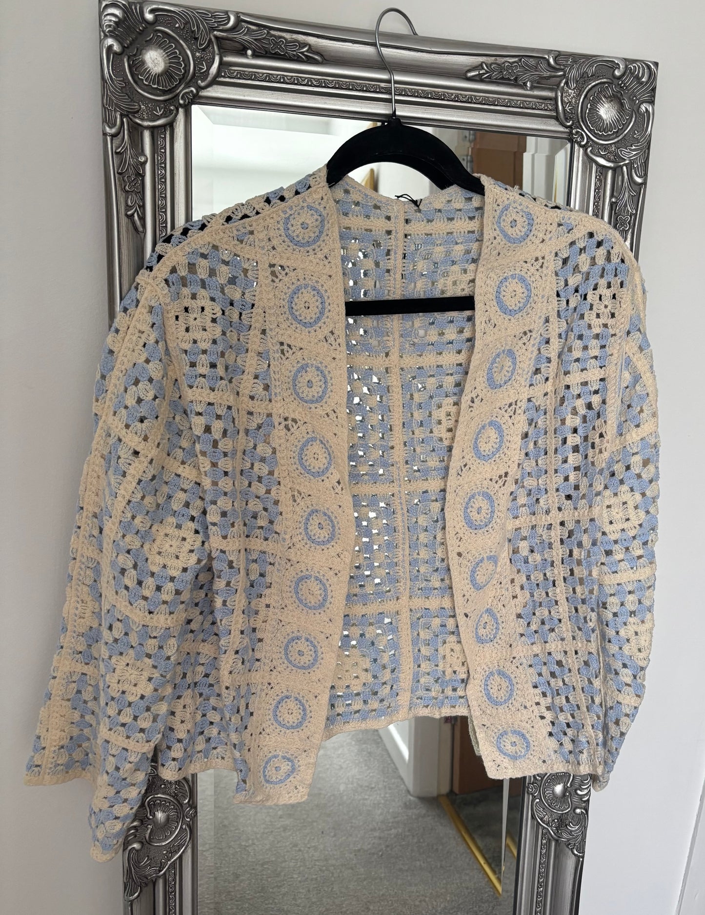 Crochet Two Tone Jacket