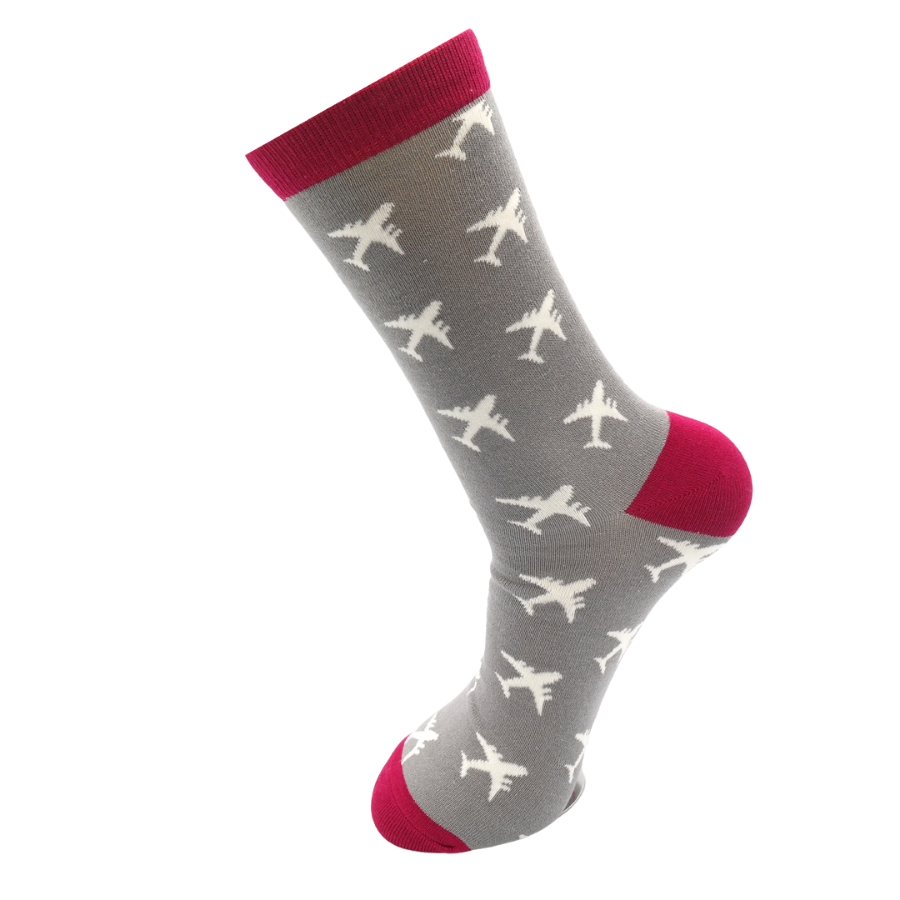 Bamboo Socks For Men - Aeroplanes