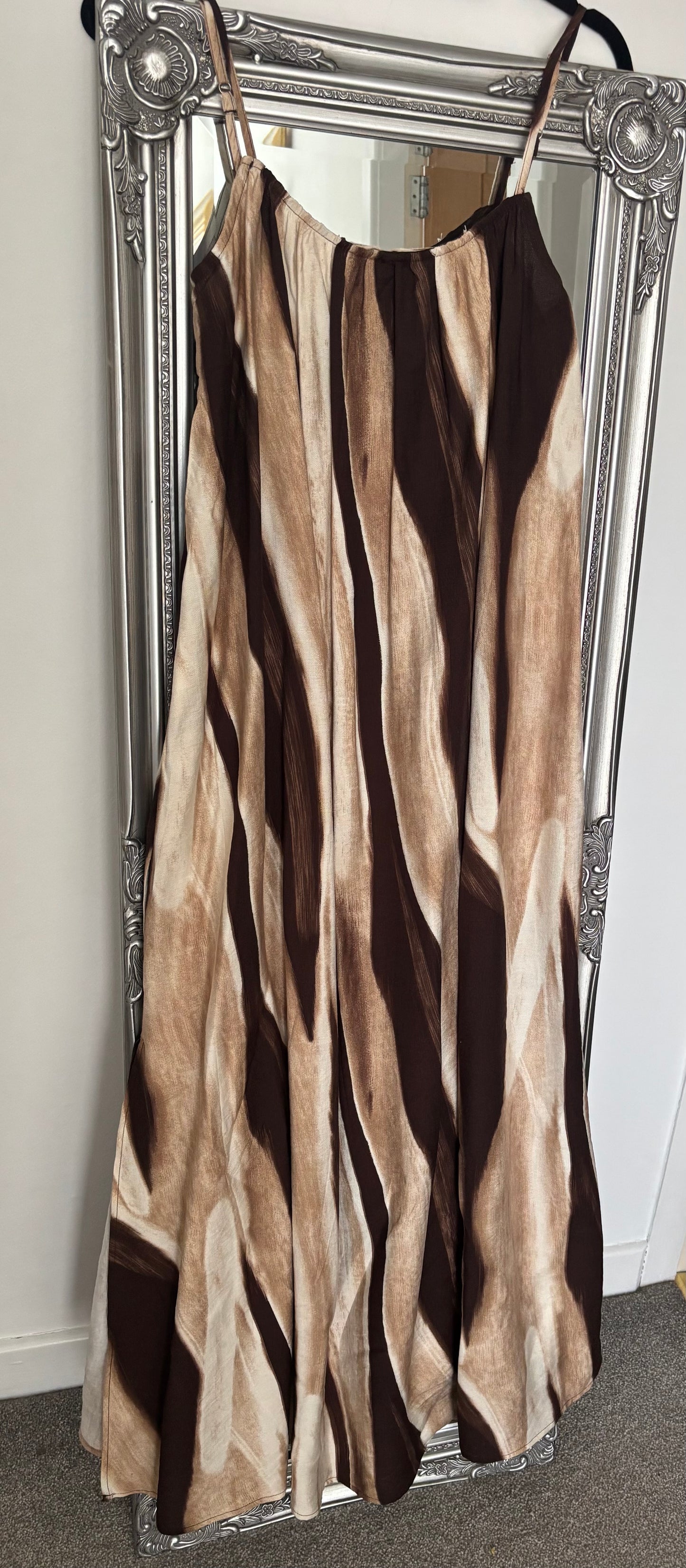 Two Tone Maxi Dress