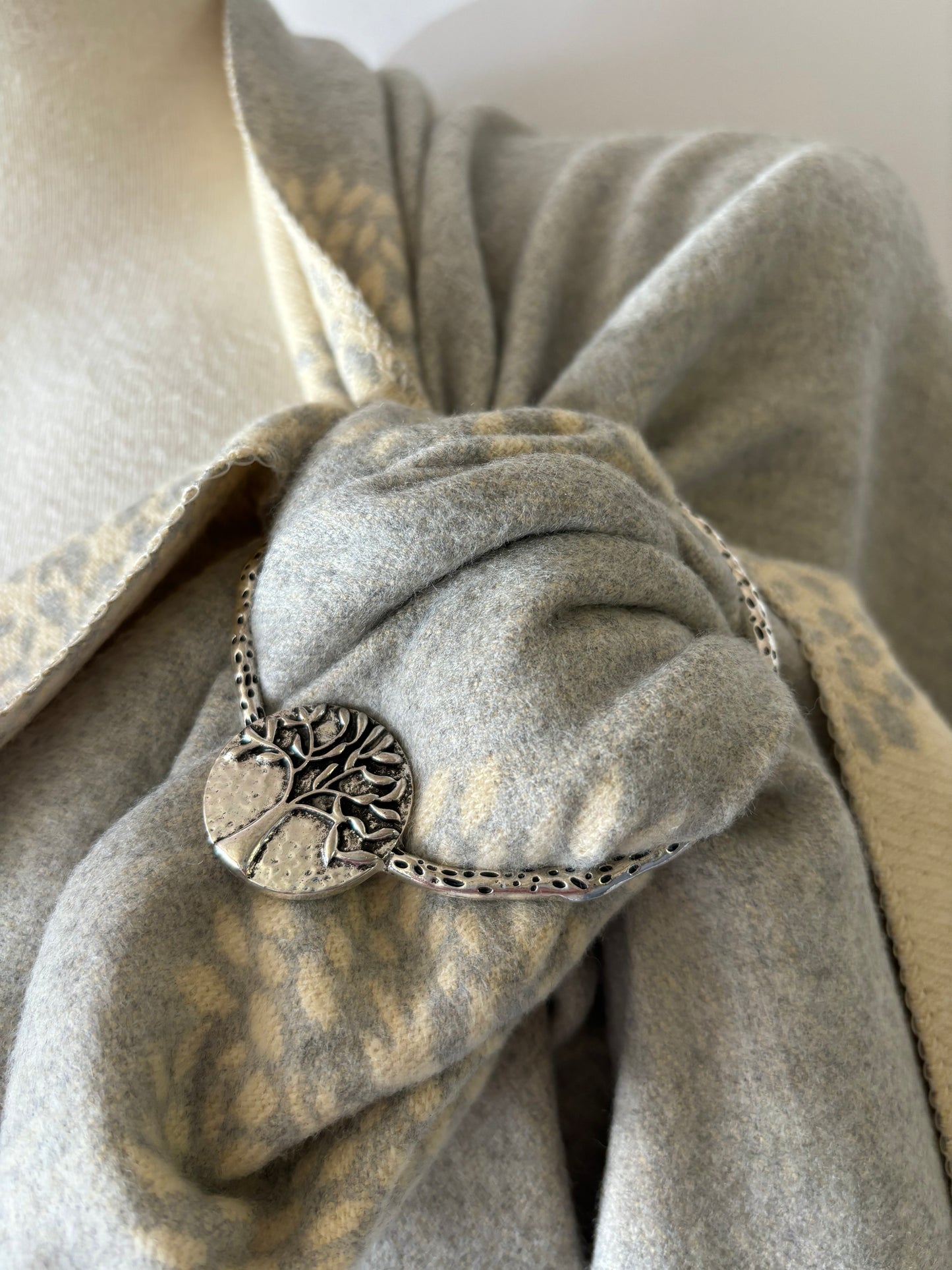 Tree of Life Scarf Ring