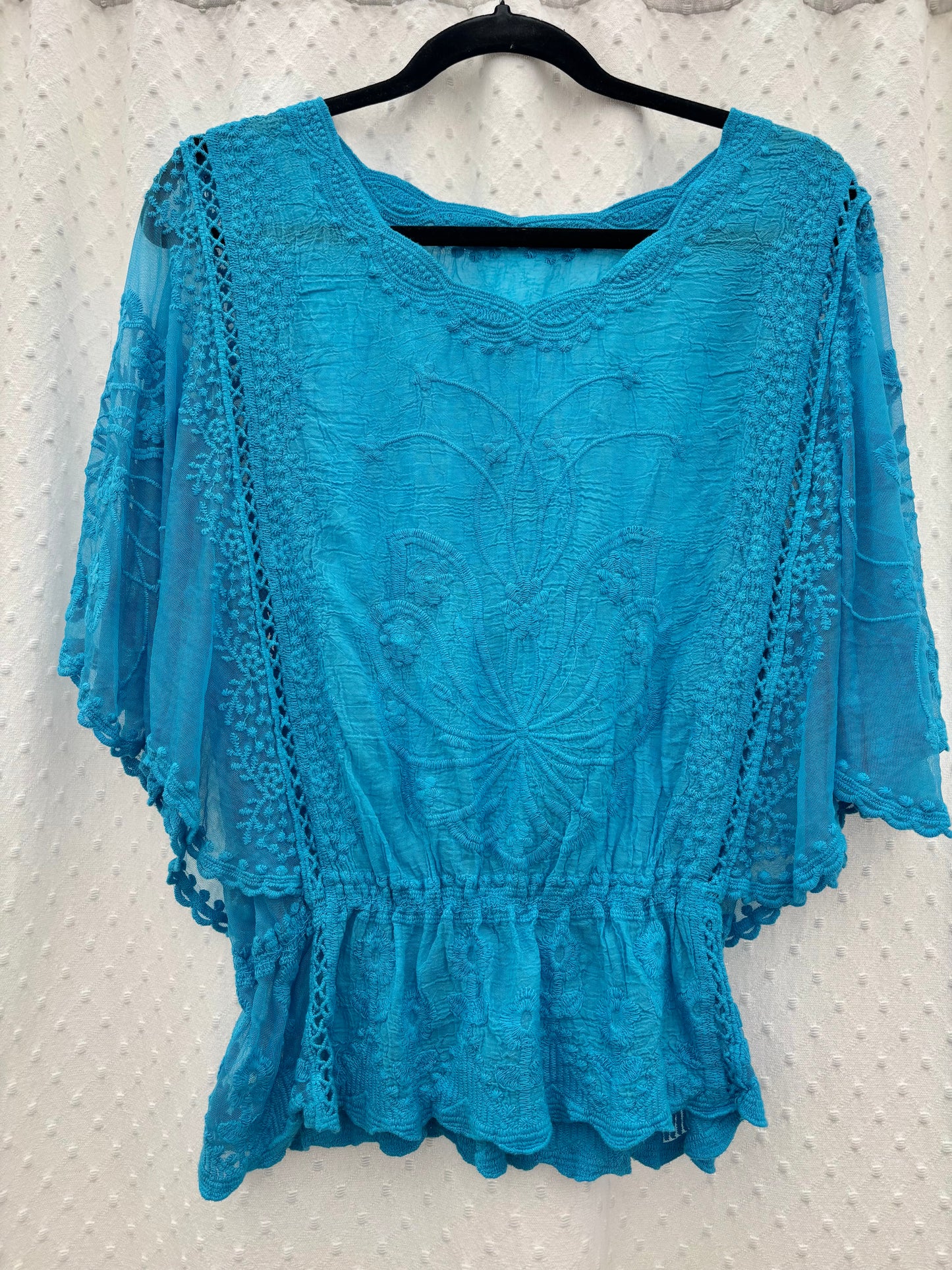 Plain Cotton Embroidered Top