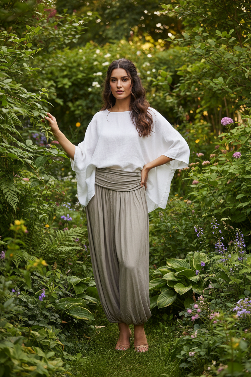 Plain Harem Trousers