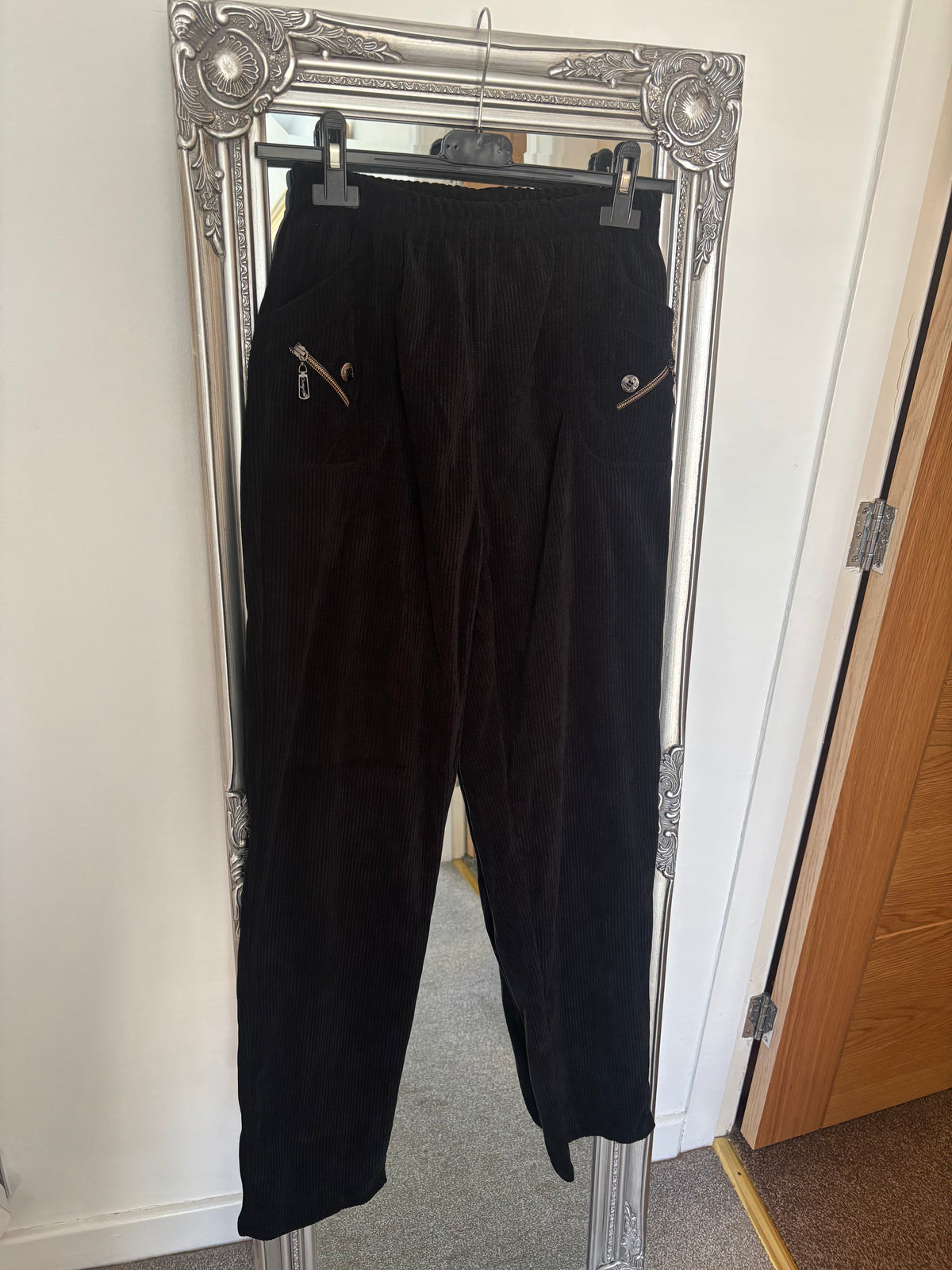Cord Trousers - Black