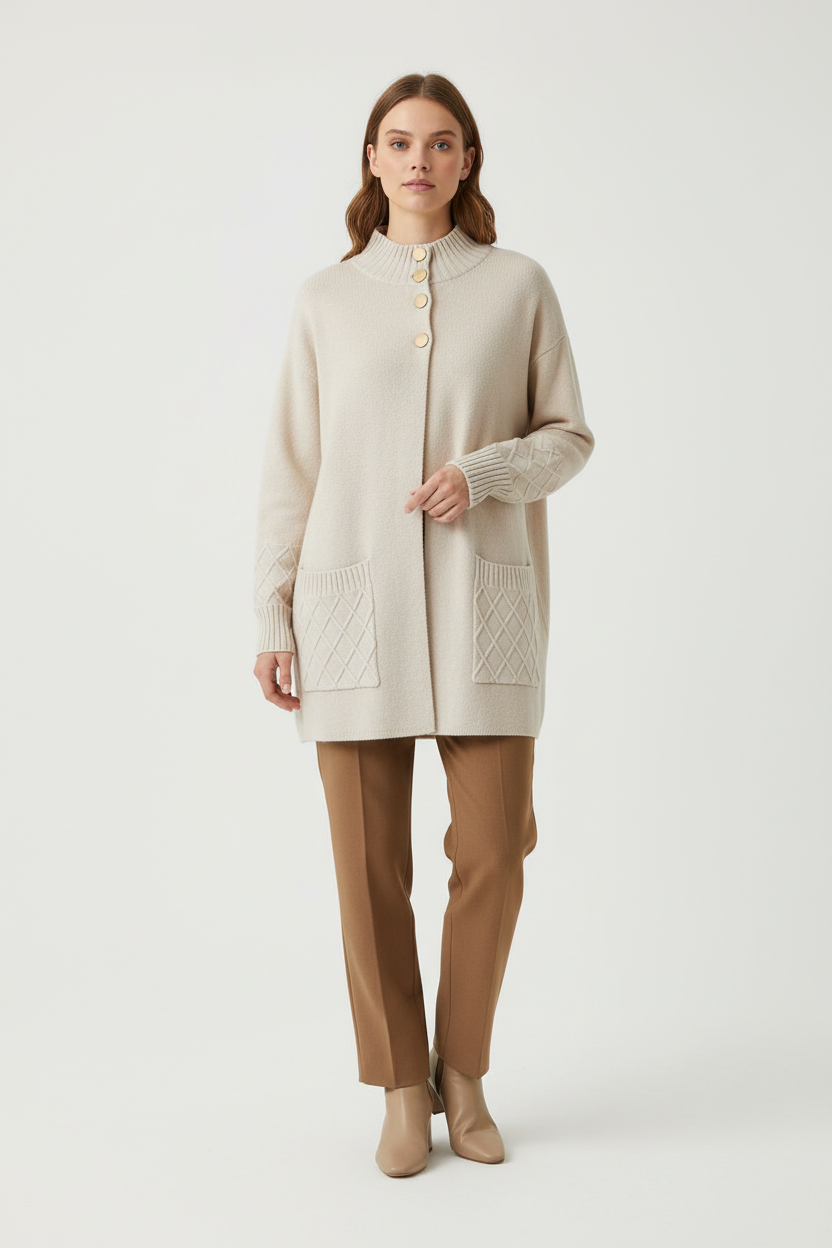 Long Knitted Jacket