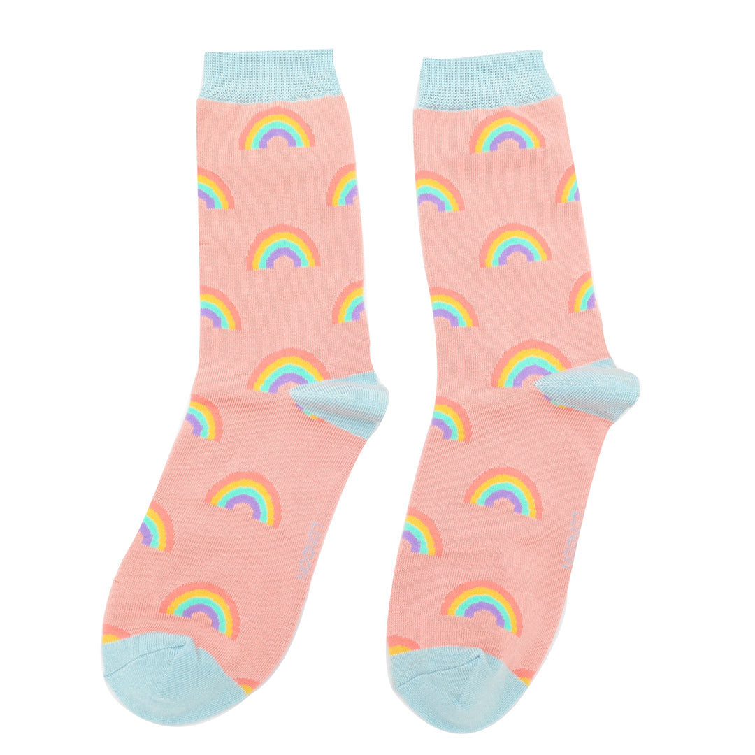 Bamboo Socks For Women - Rainbows