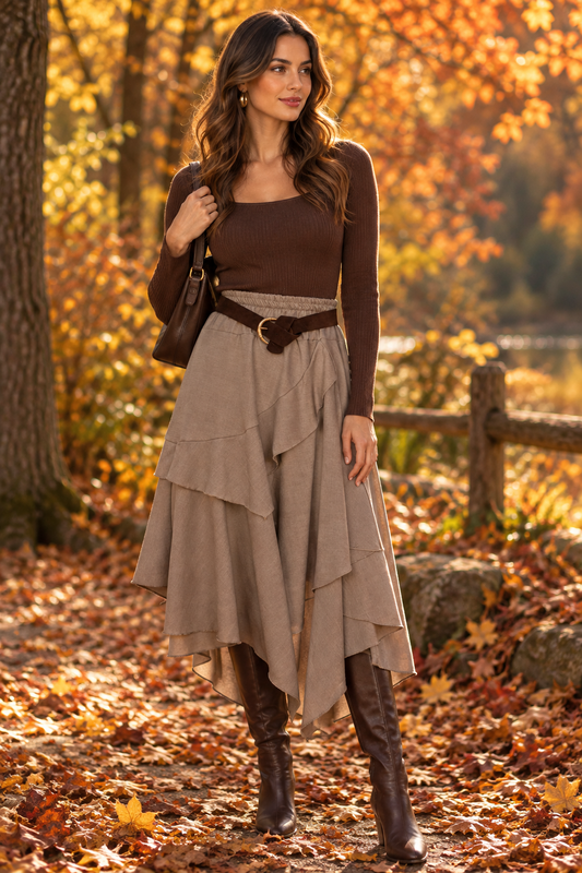 Asymmetrical Skirt