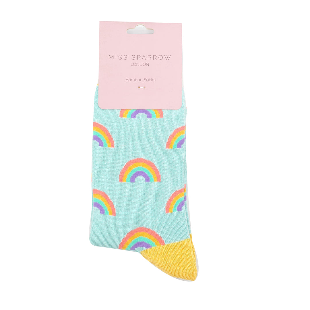 Bamboo Socks For Women - Rainbows