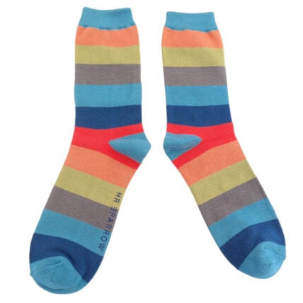 Bamboo Socks For Men - Wide Stripes