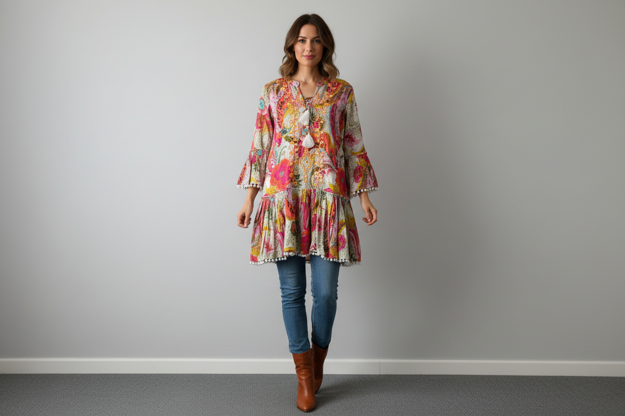 Cotton Boho Tunic/Dress