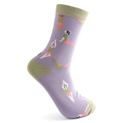 Bamboo Socks For Women - Yoga Poses