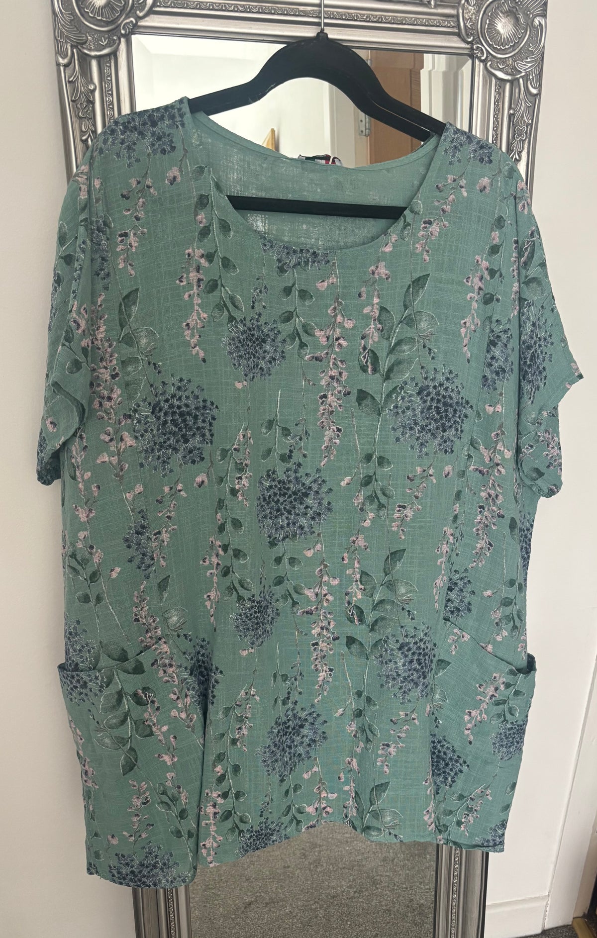 Cotton Floral Print Tunic
