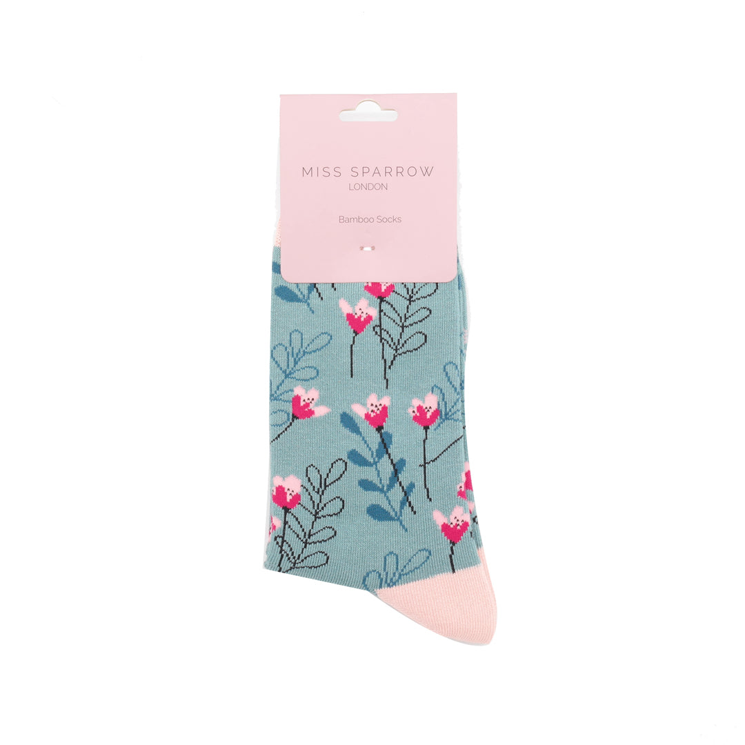 Bamboo Socks For Women - Wild Flowers