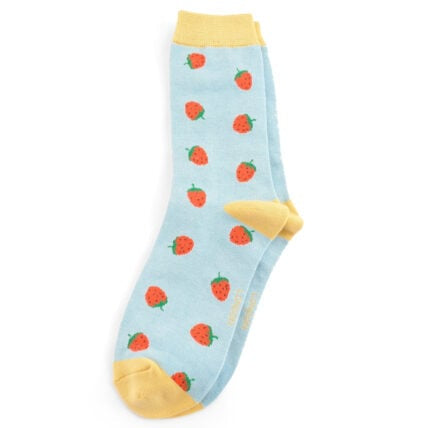 Bamboo Socks For Women - Strawberries