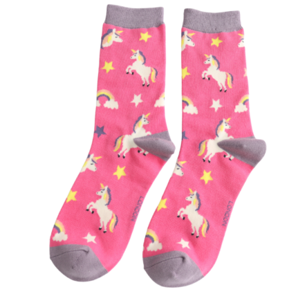 Bamboo Socks For Women - Unicorns