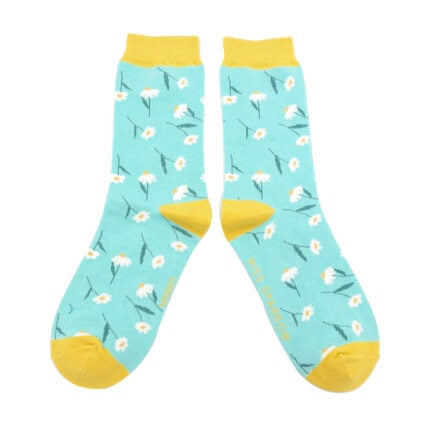 Bamboo Socks For Women - Daisies