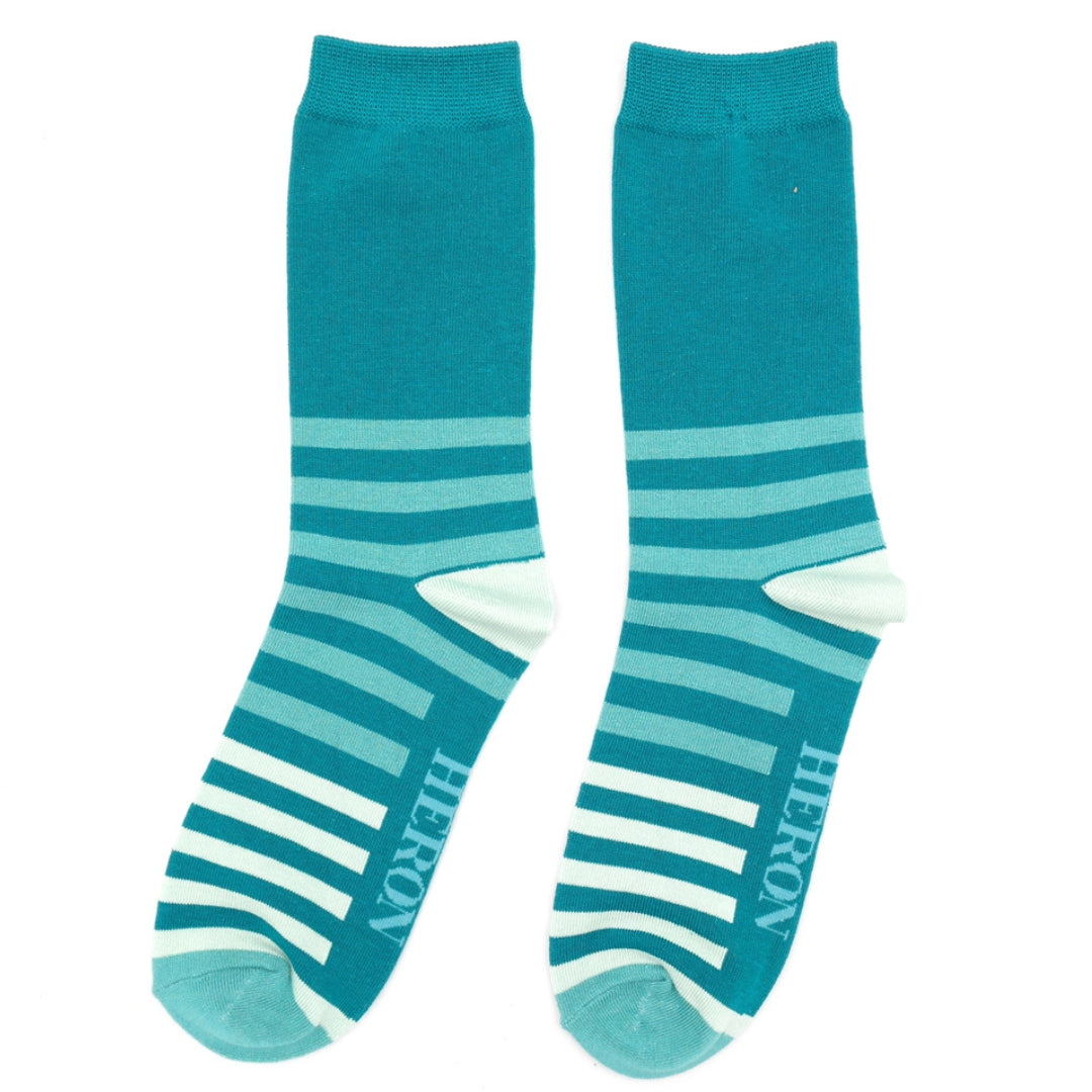 Bamboo Socks For Men - Tonal Stripes