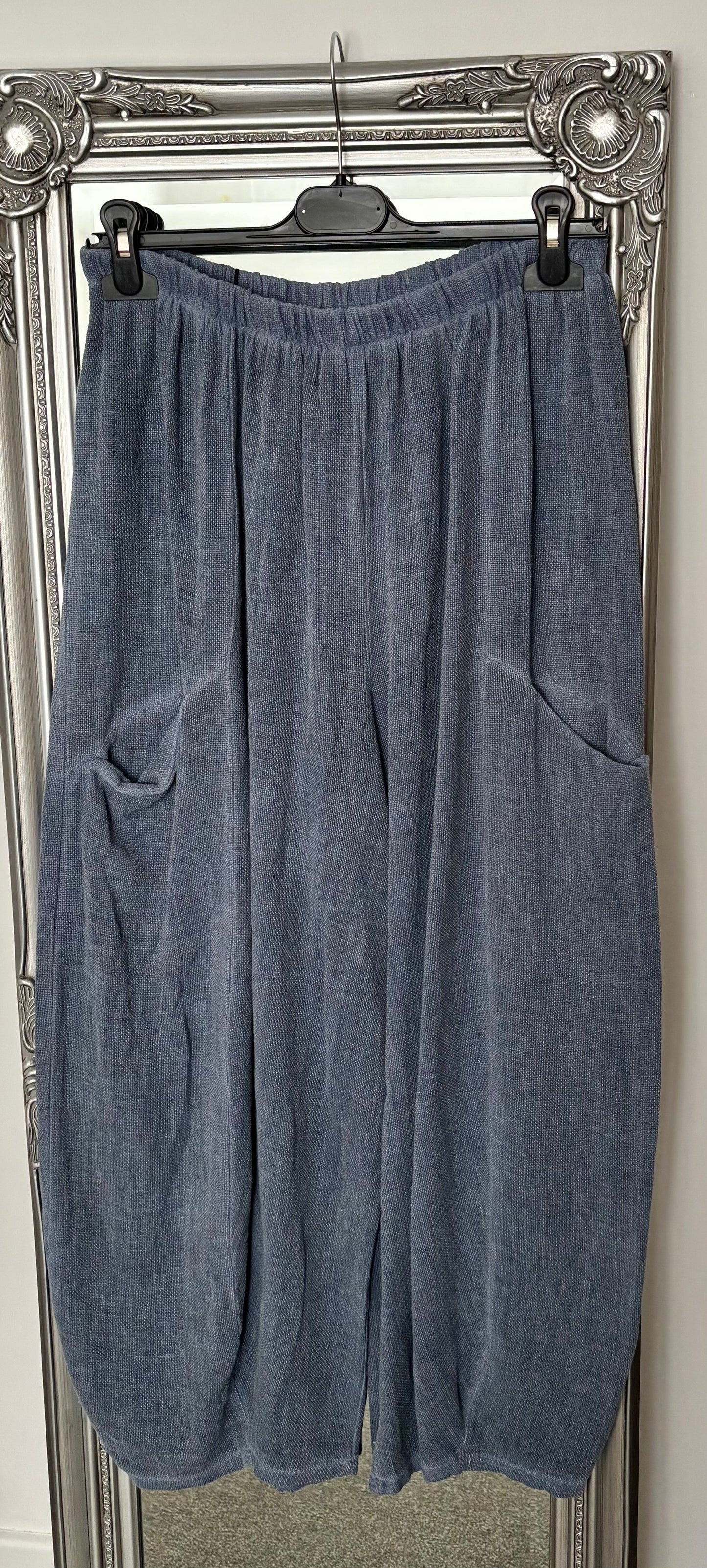 Cotton/Linen Balloon Trousers