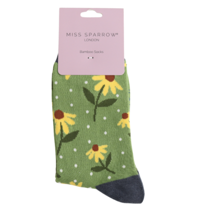 Bamboo Socks For Women - Sunflowers
