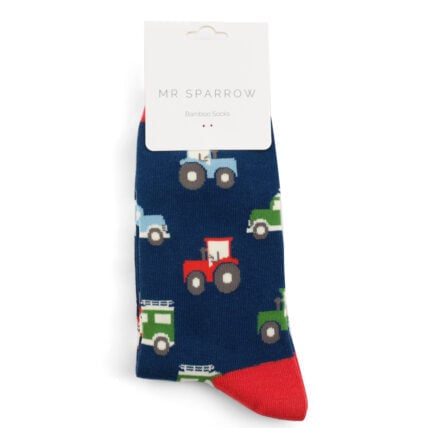 Bamboo Socks For Men - Tractors