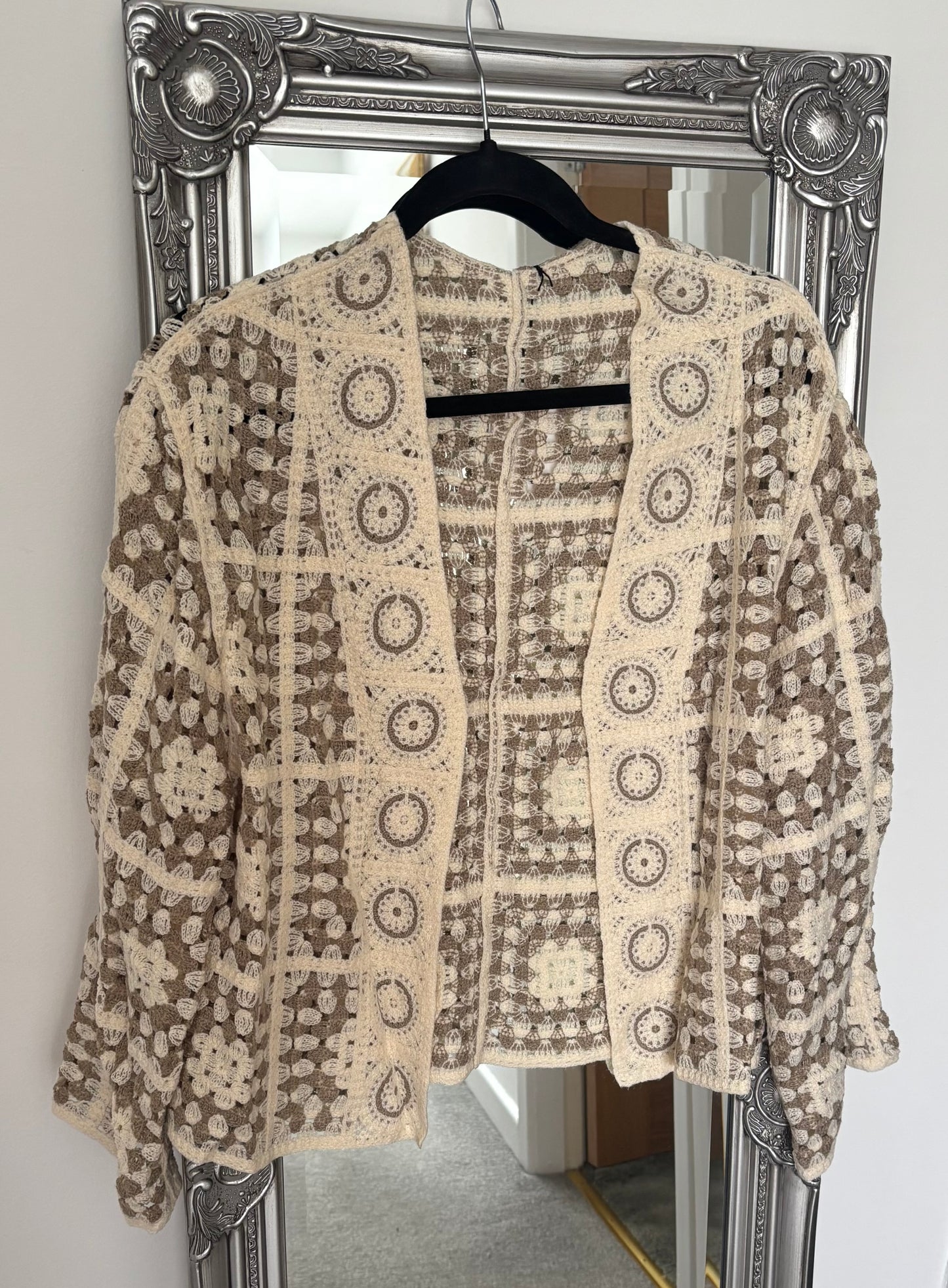 Crochet Two Tone Jacket