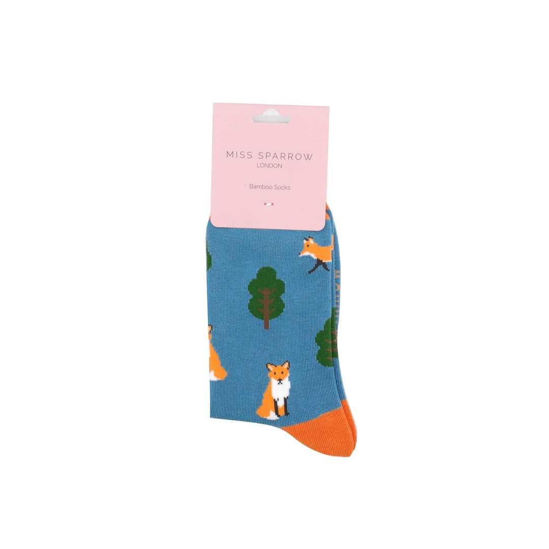 Bamboo Socks For Women - Fox In Woods