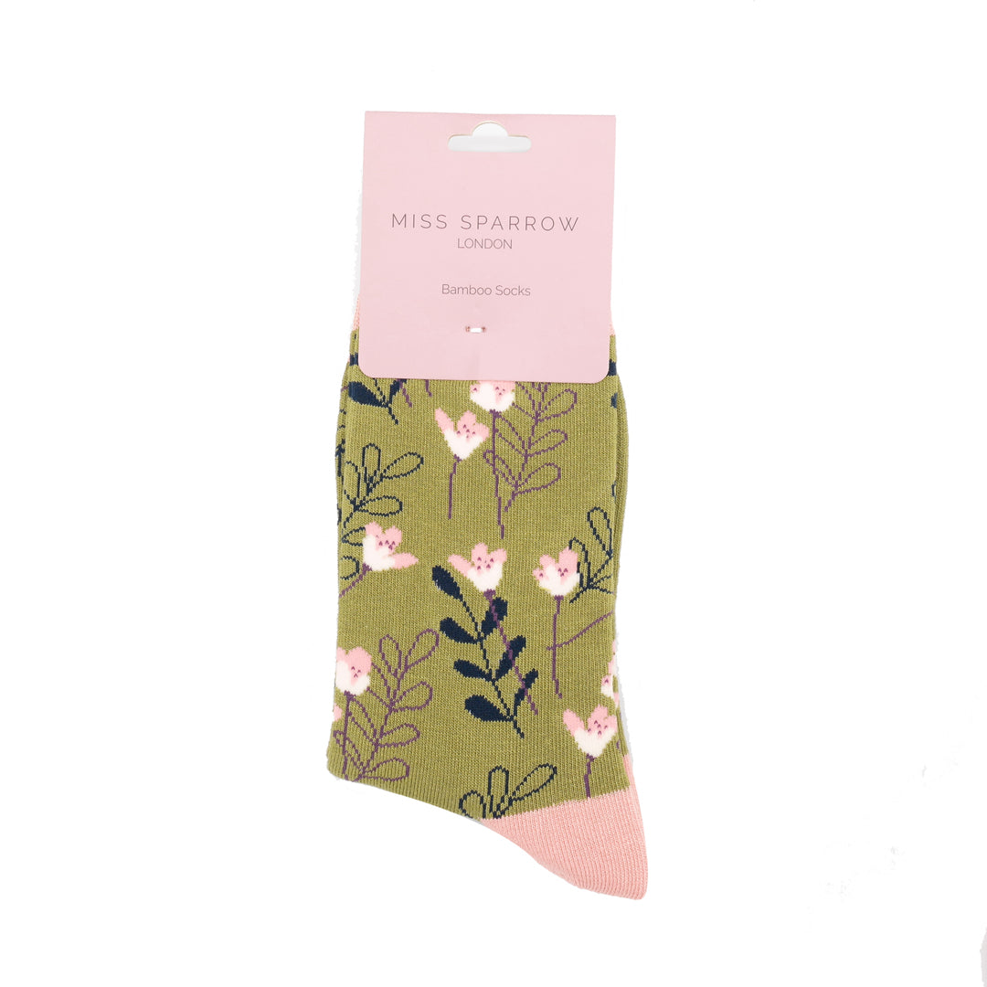 Bamboo Socks For Women - Wild Flowers