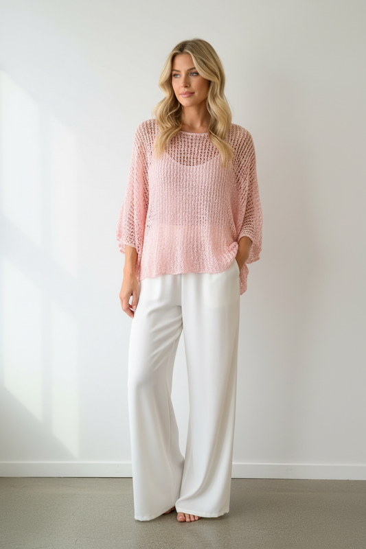 Popcorn Over Top - Baby Pink