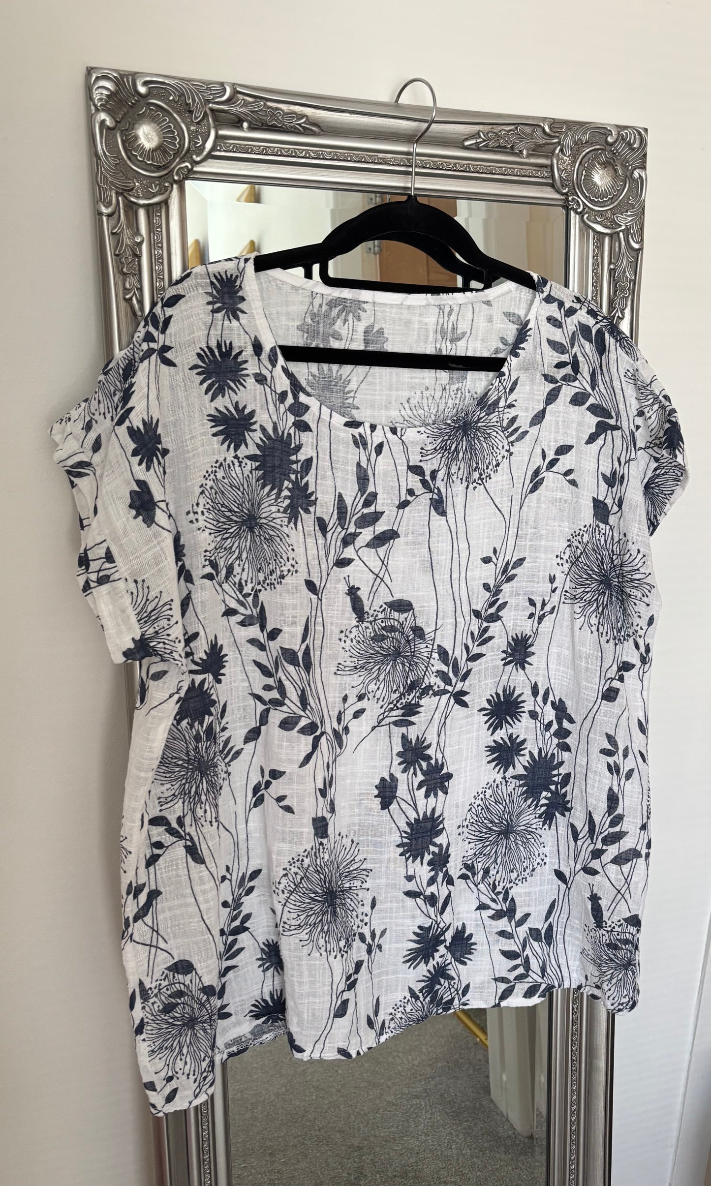 Cap Sleeve Cotton Tunic