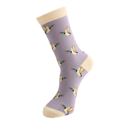 Bamboo Socks For Women - Flying Ducks