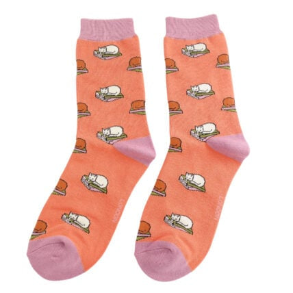 Bamboo Socks For Women - Cat Nap