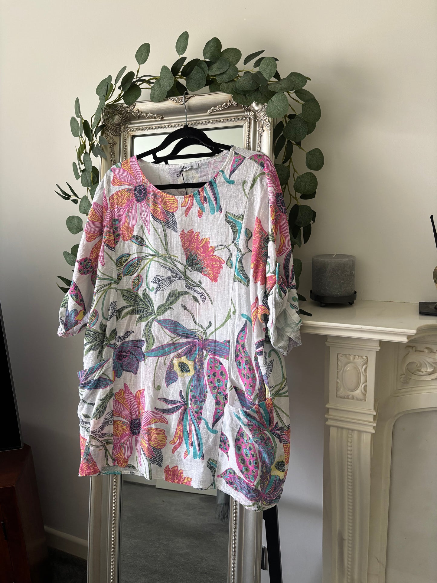 Cotton Orchid Print Tunic