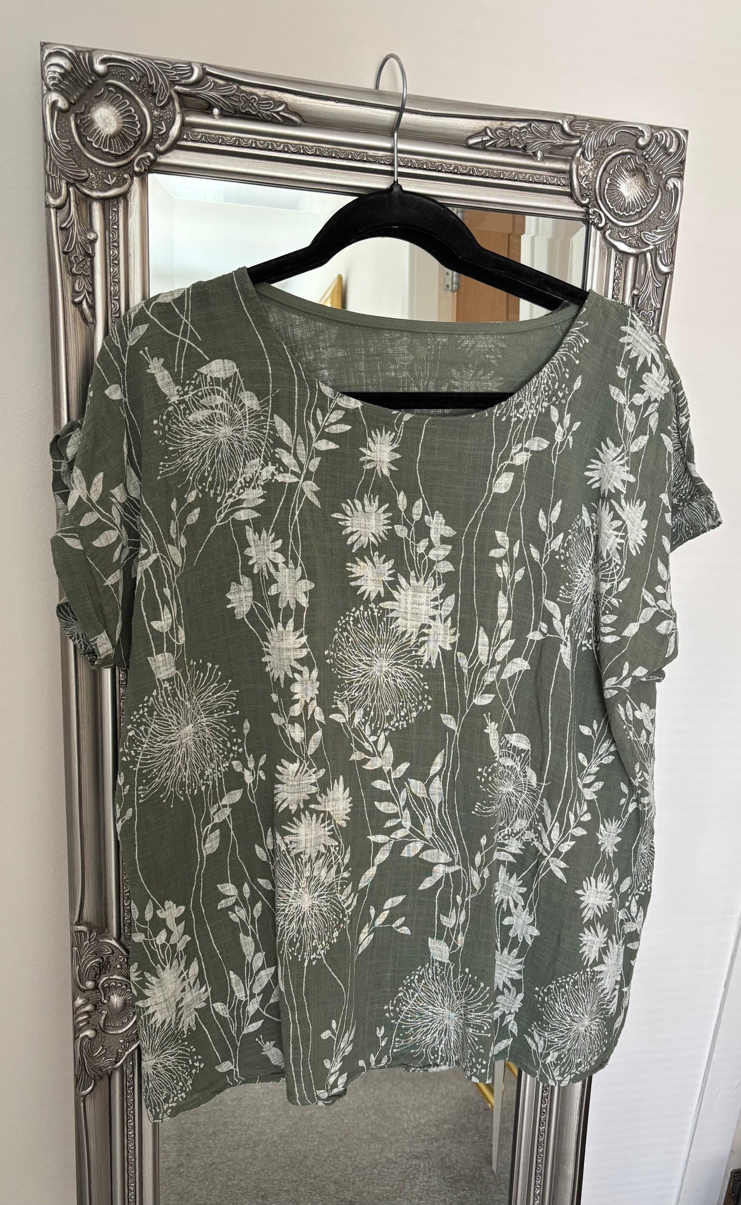 Cap Sleeve Cotton Tunic