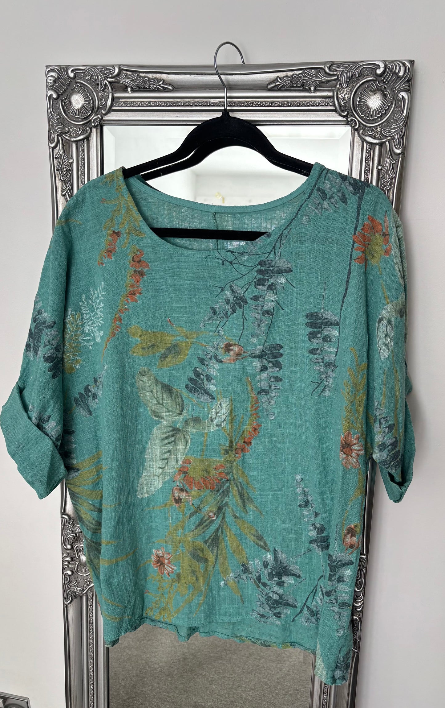 Cotton Wisteria Print Tunic