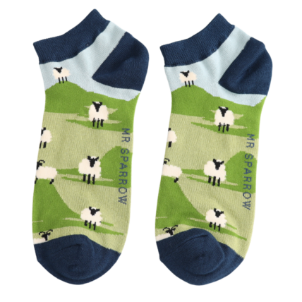 Bamboo Trainer Socks For Men - Highland Sheep