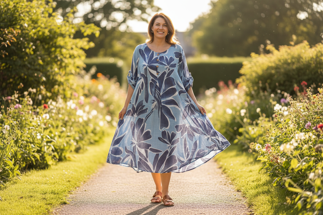 Plus Size Cotton Dress